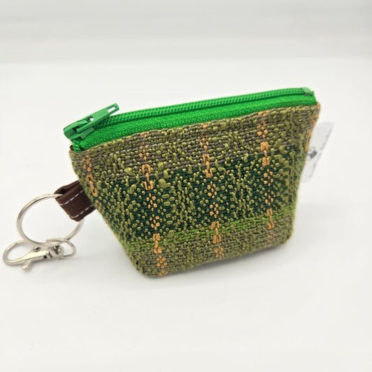 Super Tiny Mini Zip Clip Pouch | Handwoven & Cotton | Garden Tools